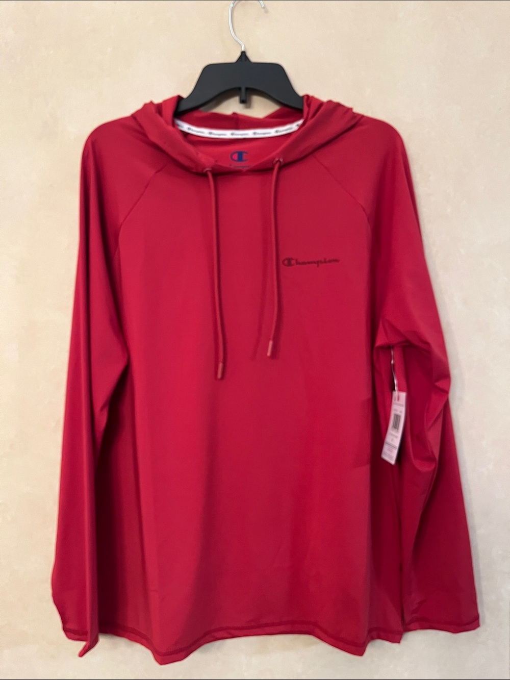 Champion Men’s Red Hooded Pullover